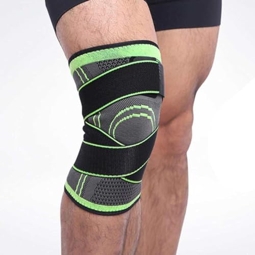 Kit 2 Joelheira De Compressão Esportiva Elástica Para Articulação Com Bandagem Dores Ortopédica Recu