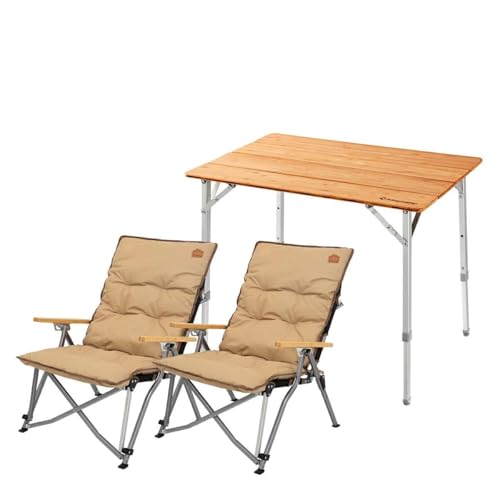 KingCamp �L�����v �e�[�u�� �`�F�A 3�_�Z�b�g �܂肽���� �A�E�g�h�A �e�[�u�� �|���V�� �|���肷�� �R���p�N�g �g���s�v ���[�t�� �����O���p