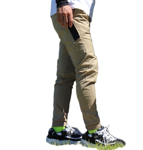 ゴルフウェア ジョガーパンツ メンズ レディース ユニセックス ストレッチ ラグジュゴルフ LUXE/R GOLF セットアップ可能 カーキ ブラック ウェストゴム (3L, ベージュ)