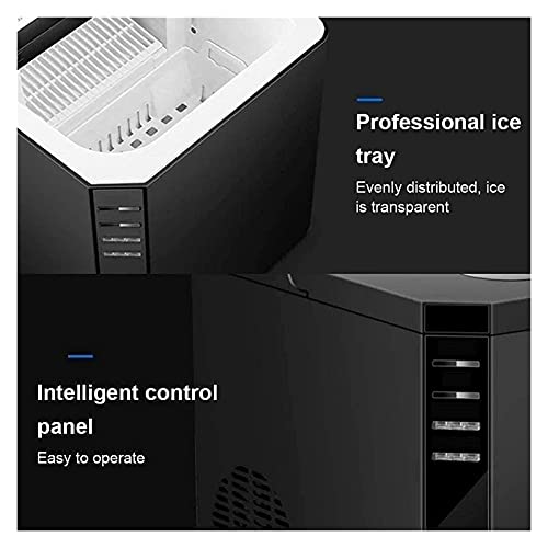 Máquina portátil de hielo, 25kg en 24h, 10 cubos en 10 min miniatura 4