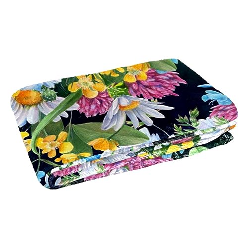 Couverture douce camomille sauvage 150x100 cm pour lit - 3