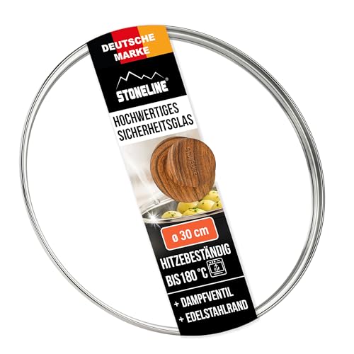 Couvercle de poêle 30 cm STONELINE pour éviter les projections de cuisson
