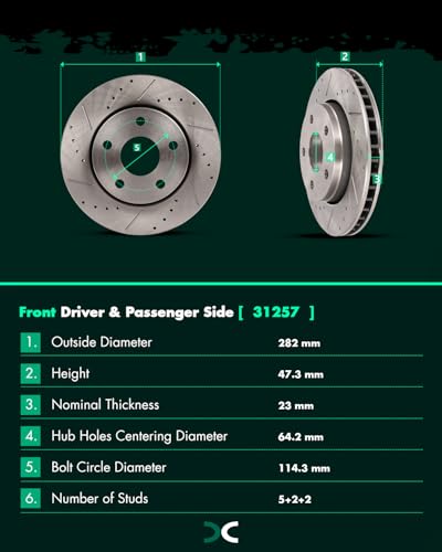 Image of SCITOO Front Rear Brake Kits Brake Rotors Brake Pad:53040;53041;D1273;D1274 | Fit For Jeep For Wrangler 2007-2017,For Jeep For Wrangler JK 2018