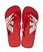 Produktbild Emporio Armani Flip Flops Mann Strand- oder Poolhausschuhe Artikel XVQS06 XN746 SCHUHE BEACHWEAR, 00115 Red + white, 44