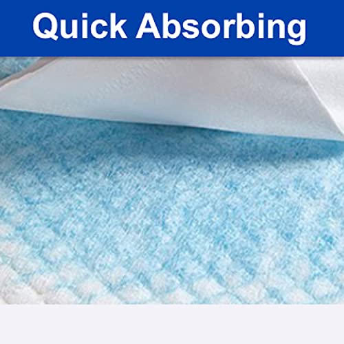 Abesto 100 Pack Baby Disposable Changing Pad Liners, 17 Inches X 13 Inches, Breathable Skin-Friendly, Leakproof Quick Drying, High Absorbent Diaper Changing Pads #TOP4