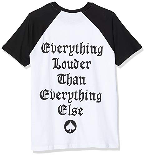 MERCHCODE Motörhead Everything Louder Raglan T-Shirt Homme - Les Beatles, Paul McCartney, John Lennon, RIngo Starr, George Harrison MERCHCODE Motörhead Everything Louder Raglan T-Shirt Homme – Image 3