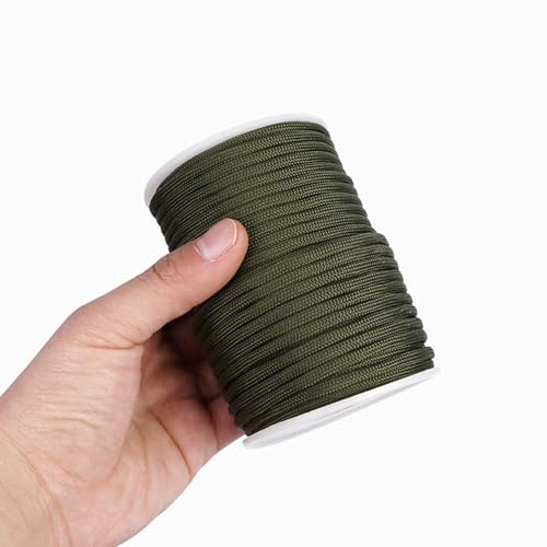 MCAOAL Cuerda de emergencia reforzada a prueba de viento de paracord de tipo pesado Paracord Multiusos Adecuado para la supervivencia del campamento de escalada