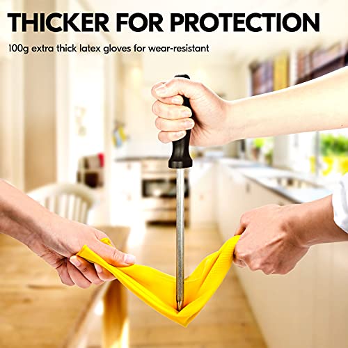 Vgo-1-Pair-Reusable-Household-Gloves-Rubber-Dishwashing-gloves-Extra-Thickness-Long-Sleeves-Kitchen-Cleaning-Working-Painting-Gardening-Pet-Care-Size-XLYellow-HH4601