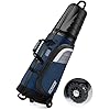 findway Golf Travel Bags for Airlines with Wheels and ABS Hard Case Top, Protect Your Clubs, Waterproof 1680D Oxford Fabric and Oversize Tank Wheels, Lightweight and Easy to Maneuver