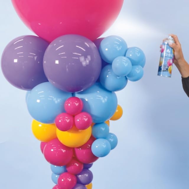 Glansspray Voor Ballonnen – 2 Stuks, Direct Glanzend Effect, Geschikt Voor Latex En Folie – Ideaal Voor Feestdecoratie