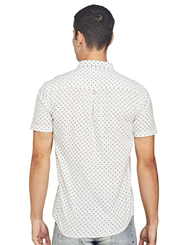 Image of Easybuy Men's Slim Shirt (AU21TW14MT Off White XXL)