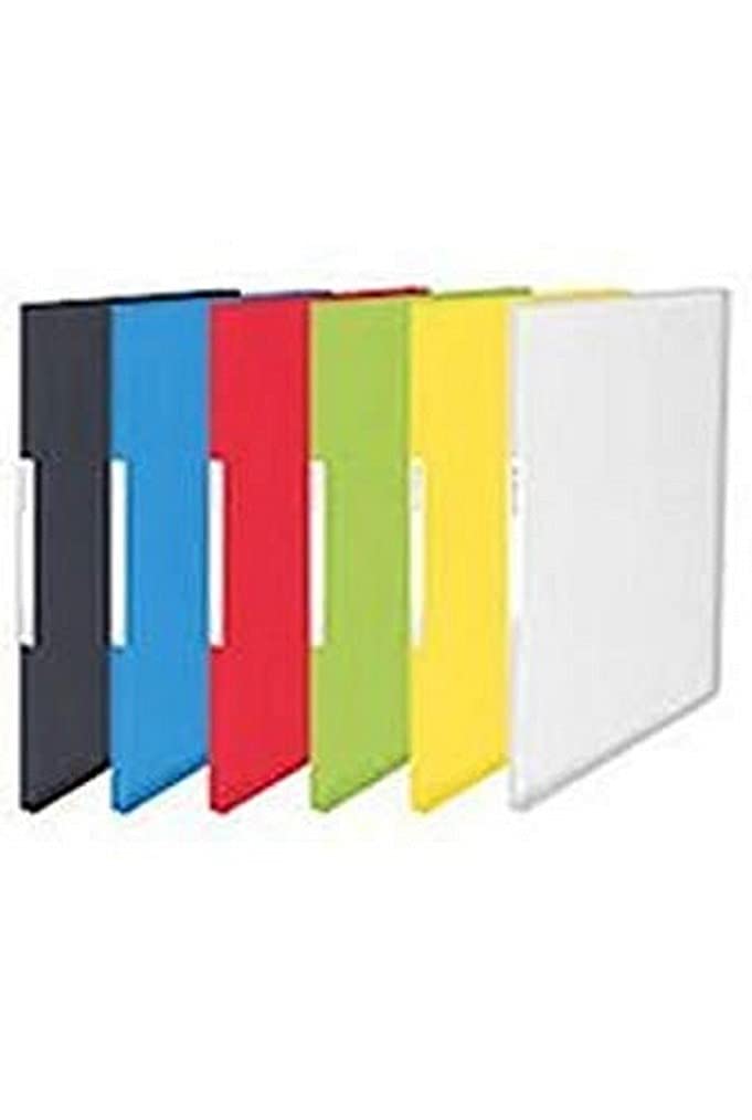 Esselte Vivida 624003 - Raccoglitore traslucido, formato A4, copertina morbida, 40 tasche, confezione da 20 pezzi, colori assortiti