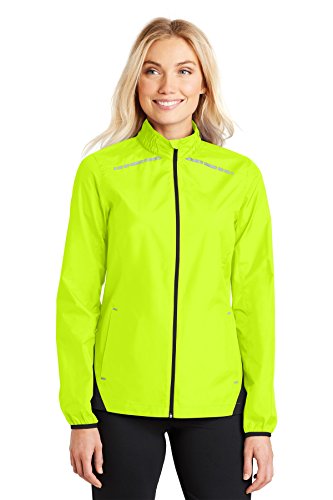 Port Authority Ladies Zephyr Reflective Hit Full-Zip Jacket. L345 Safety