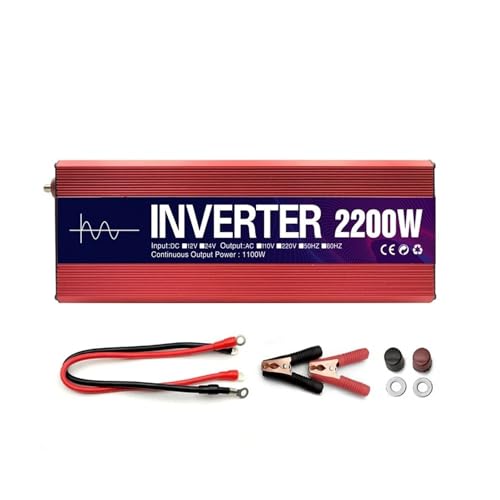 Onduleur onde sinusoïdale pour brancher vos appareils domestiques en voiture 24V 2200W