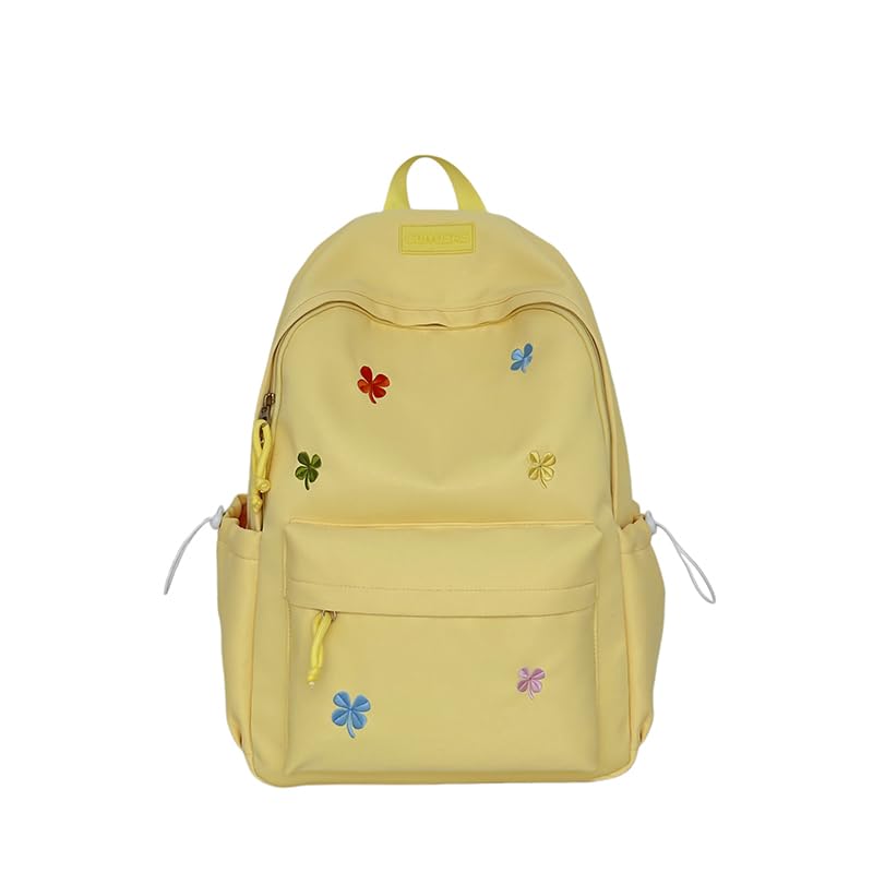 Mochila Candy Color com pingente Bolsa escolar Kawaii de grande capacidade
