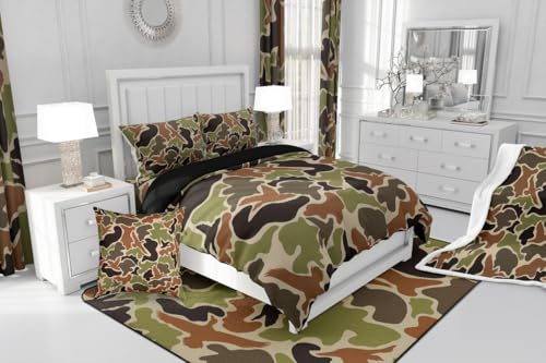 Tapete decorativo Feelyou 198x150 cm camuflaje verde miniatura 6