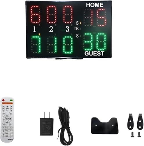 Marcador digital profesional para tenis con control remoto