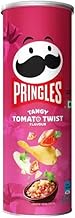 Tangy Tomato Twist | 107 g Tin | Crispy Stacking Chips with Spicy Tomato Flavour | Savoury Snack Enjoyment