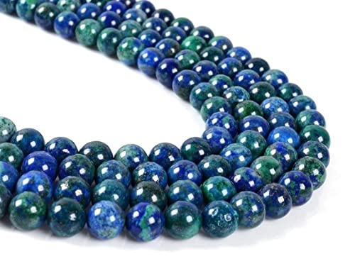 Perles de chrysocolle lapis de qualité supérieure pour bijoux artisanaux - 2