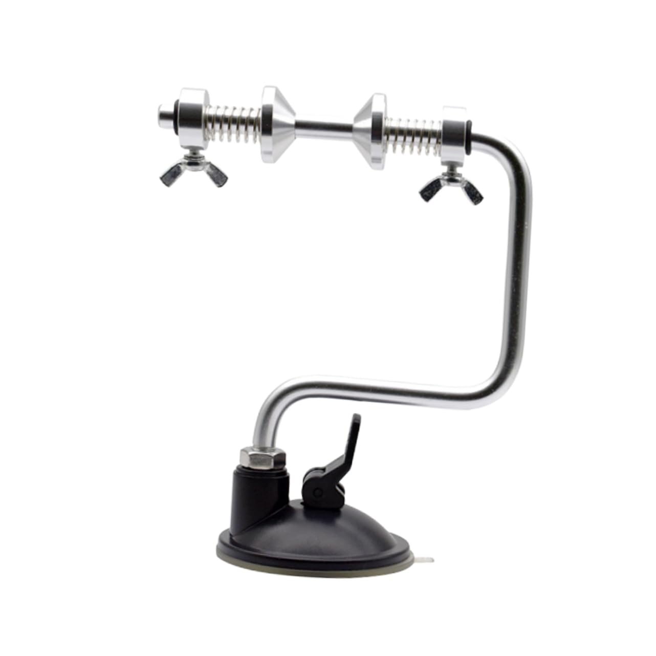 Mipcase Fishing Line Winder Spooling System with Strong Vacuum Suction Cup Tension Control Lightweight and Portable for Easy Use Carp and Sea Fishing Silver