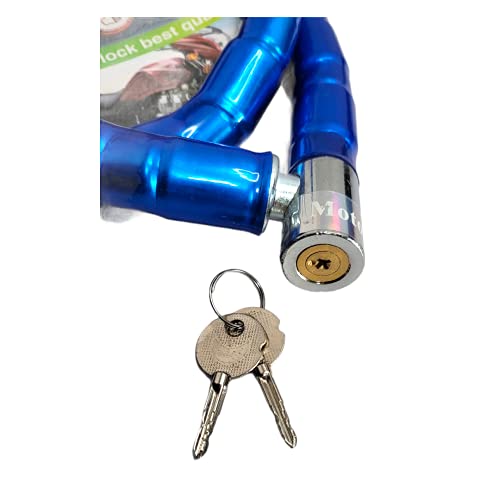 Trava Cadeado Articulado Moto Bicicleta Portão 100 cm 22 mm (Vermelho)