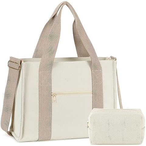 BTOOP Tote Bag for Women Work Teacher Tote Bag 15.6 inch Laptop Shoulder Bags Handbag Office Briefcase with Clutch Purse Cover