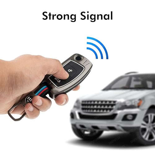 Image of SHOPOFLUX Metal Key Cover Compatible for Ford Old Ecosport | Fiesta | Figo 3 Button Flip Key