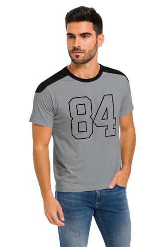 La mejor comparación de Playeras Bicolor comprados en linea. 46 Aditivo Playeras de Hombre con Estampado College Letras, Playera Juvenil de Manga Corta Cómoda y Casual con Colores Nitidos y Duraderos. (MX/US, Alfa, Grande, Regular, Regular, 84...