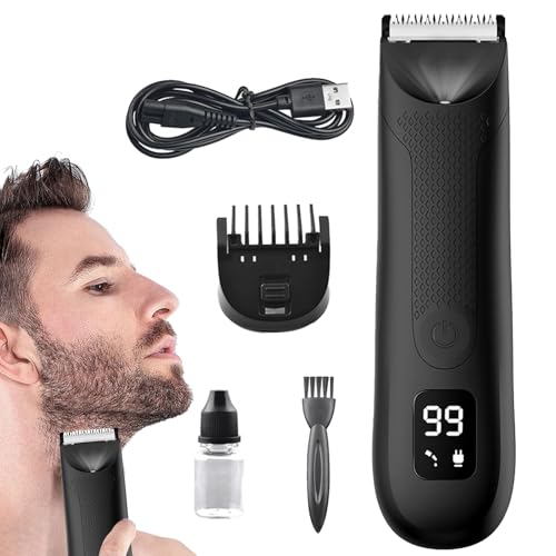 Cortapelos para hombre, cortapelos eléctricos, Mini maquinilla de afeitar de viaje resistente al agua, Cortadora de pelo inalámbrica, afeitadora de barba para hombres, herramientas de cuidado de barba