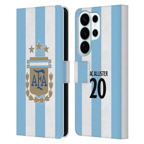 Head Case Designs sous Licence Officielle Argentina National Football Team Alexis Mac Allister 2024/25 Player Home Kit 1st Group Étui Portefeuille en Cuir...