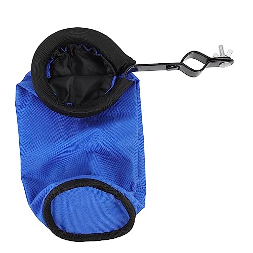 Toddmomy Drum Sticker Storage Pouch Large Capacity Drumstick Bag Mounting Clips for Drum Set