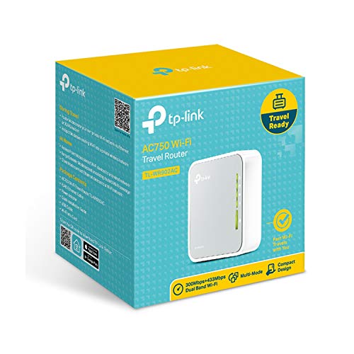 image for TP-Link AC750 Wireless Portable Nano Travel Router(TL-WR902AC) - Suppo