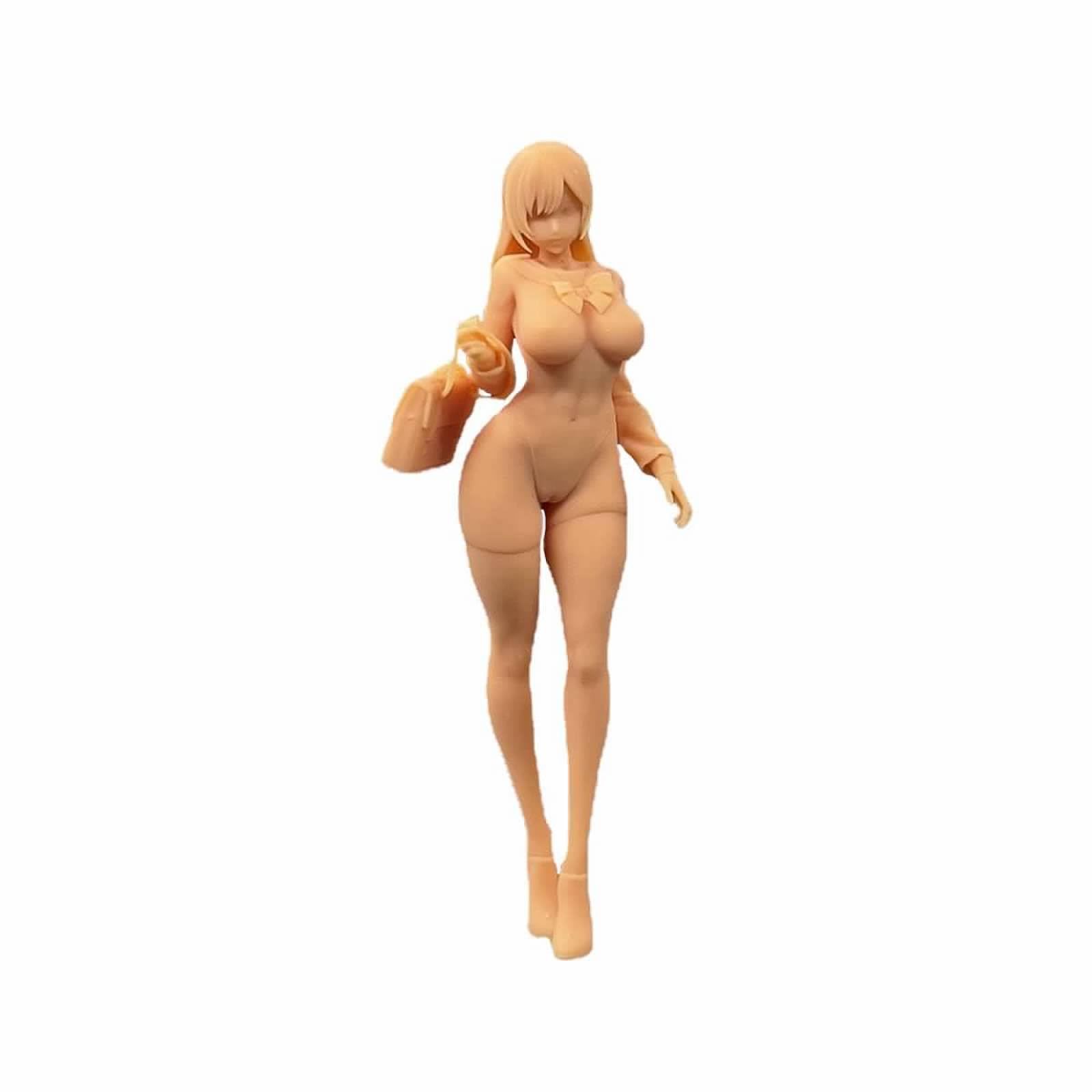 ZEDACAKAI 1/24 Figure Anime girl character student Sexy Woman Model Miniature scene GK Garage Kit Need To Be Colored By Yourself-No3 — image 1