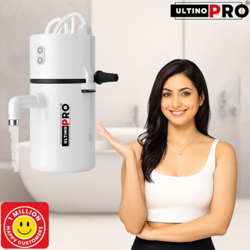 Image of 𝐈𝐍𝐃𝐈𝐀𝐒 𝐎𝐑𝐈𝐆𝐈𝐍𝐀𝐋 𝐖𝐢𝐭𝐡 𝐀𝐮𝐭𝐨 𝐂𝐮𝐭-𝐎𝐟𝐟, Portable Geyser /Instant Geyser, 1.5 liter [𝟐𝟎 𝐘𝐄𝐀𝐑 𝐒𝐄𝐑𝐕𝐈𝐂𝐄 𝐖𝐀𝐑𝐑𝐀𝐍𝐓𝐘] (WHITE)