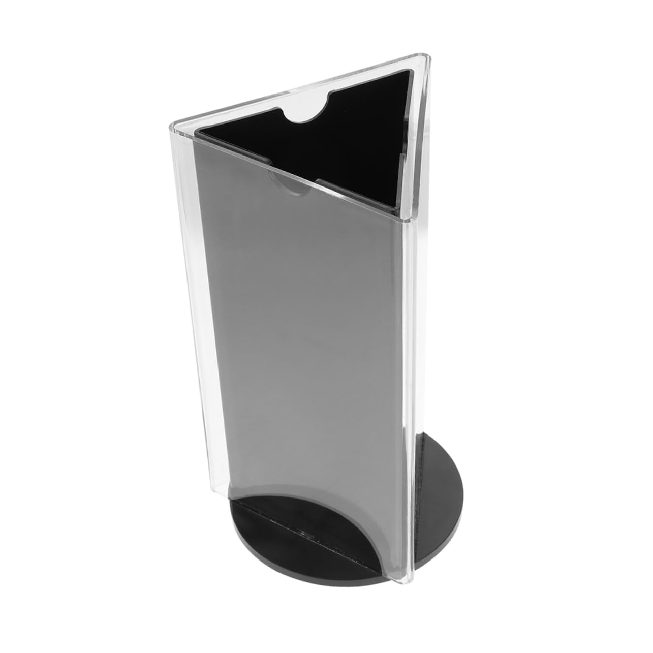 Tofficu 2 Stück Preisschild Für Den Esstisch Anzeige Halter Steht Ausstellungsstand Tisch Menüständer Menüpapierständer Menü Display Ständer Plakatständer Zum Ausstellen Black Acryl
