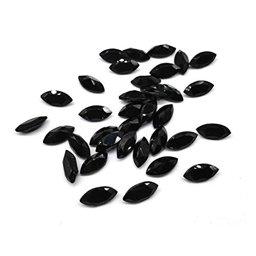 Noir Onyx AAA 8X4 mm forme marquise sans défaut pour sertissage