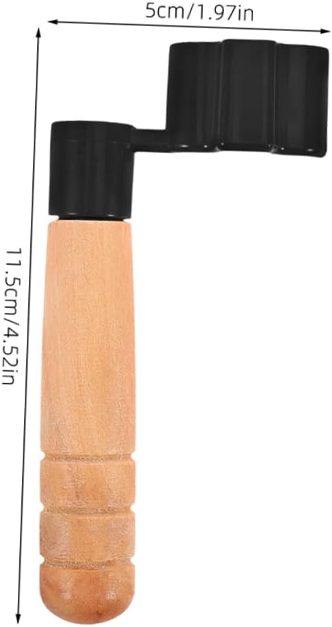 2 Pcs Guitar String Winder Wood Handle Tool for Guitar