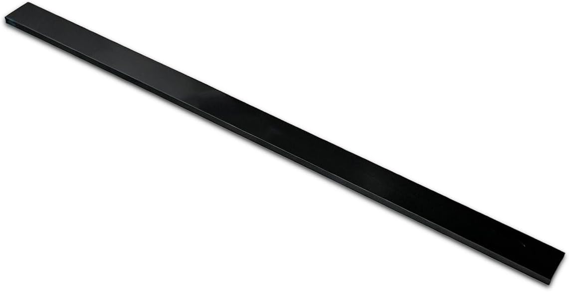 72 x 4 x 0.75 Inch Black Polyurethane Snow Plow Cutting Edge, Heavy Duty Replacement Blade Fits for ATV UTV Snow Pusher, Ideal for Driveways and Sidewalks