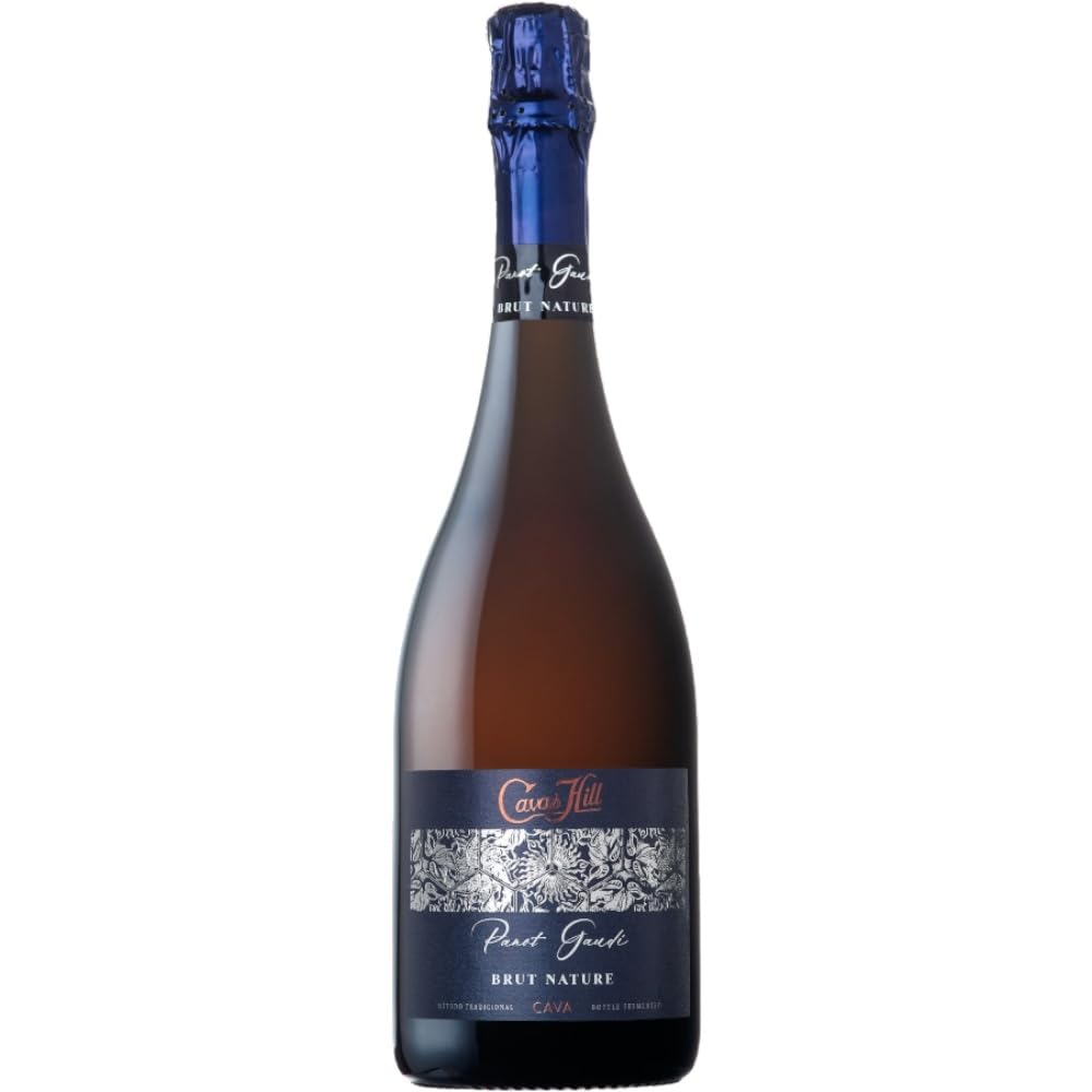 Cavas Hill Pack Regalo Premium, Panot Gaudi Brut Nature y Brut Reserva, Cava del Penedès, Estuche Negro de Lujo, 2 Botellas