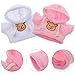 Toyvian 2pcs Small Plush Bear Doll Costume Stuffed Animal Outfit Girl Boy Plush Doll Hooded Sweater Clothes Cute Stuffed Animal Outfit Clothing for 6-8 Inch Stuffed Bears