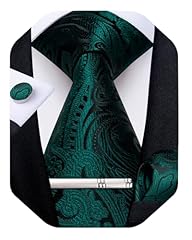 Black and Green Paisley