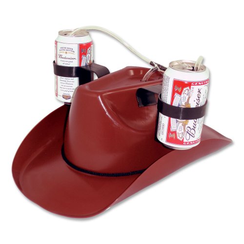 Big Mouth Toys Cowboy Beer Hat - Brown 