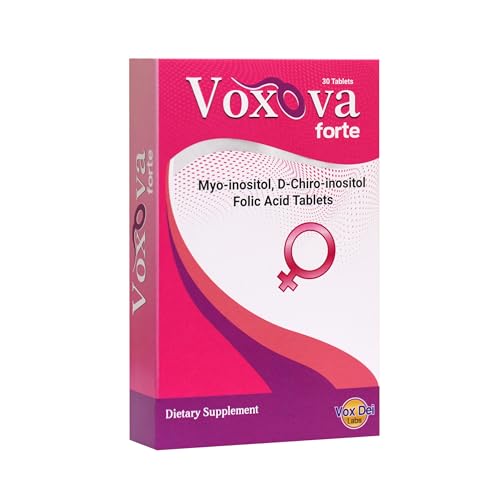 VOXOVA FORTE Tablets Myo-Inositol D-Chiro Inositol & Folic Acid for Hormonal and Metabolic Support 30 Tablets
