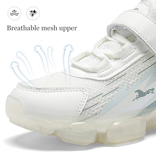 Image of JMFCHI Boys Girls Kids Sneakers Knitted Mesh Running Tennis Athletic Shoes | Breathable,Lightweight,Comfortable,Non-slip,Easy wear,Casual fashion,Indoor outdoor,Gym sport,Daily play,Little /Big Kid