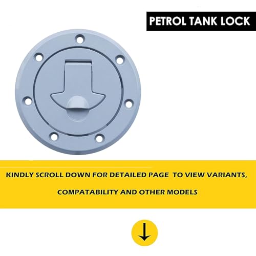 Image of Petrol Tank Lock Set Compatible for Bajaj Pulsar | Fuel Cap Lock | Heavy-Duty Metal | With Keys