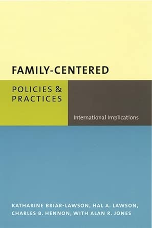 Family-Centered Policies and Practices: International Implications book cover
