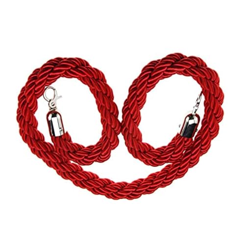 Filet de sécurité pour chargement en jute tressée de 2 m avec crochets argentés pour barrière