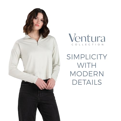 Image of Holloway womens Holloway Ladies Ventura 1 /4 Zip Pullover