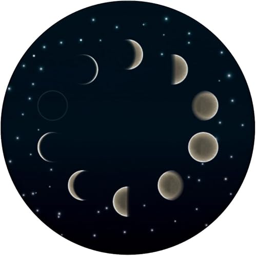 Miniatura 3 de Cool Moon Phases Design on Black - PopSockets Grip and Stand for Phones and Tablets