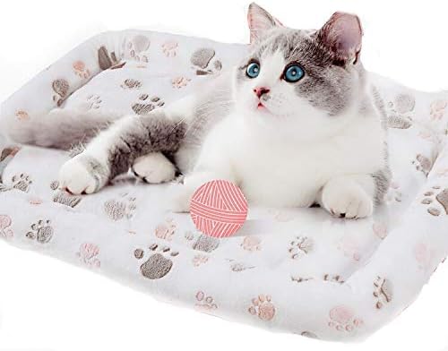 Allisandro Extra Thickness Dog & Cat Bed Mat | Pet Crate Mattress, Fluffy Sleeping Kennel Cushion Pad for Dogs and Cats | Machine…